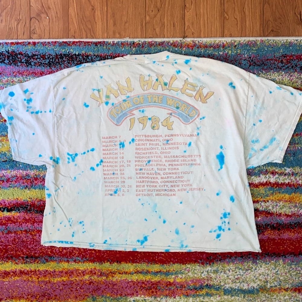 Vintage Custom Van Halen Oversize T